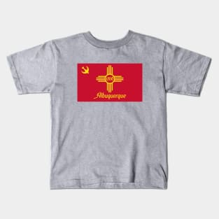 Flag of Albuquerque Kids T-Shirt